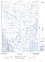 107B10W - NOELL LAKE - Topographic Map