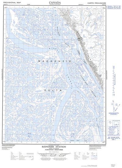 107B11E - REINDEER STATION - Topographic Map