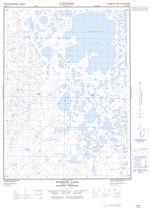 107B15W - PARSONS LAKE - Topographic Map