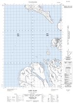 107C05W - GARRY ISLAND - Topographic Map