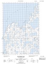 107C09W - HUTCHISON BAY - Topographic Map