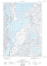107D06W - THUMB ISLAND - Topographic Map