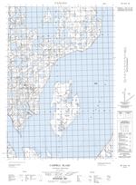 107D11W - CAMPBELL ISLAND - Topographic Map