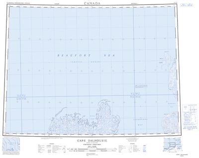 107E - CAPE DALHOUSIE - Topographic Map