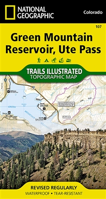 107 Green Mountain Reservoir Ute Pass National Geographic Trails Illustrated