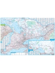 Ontario Wall Map Laminated. Inset map of the GTA. Includes an index map to quickly find locations. Wake up your walls with a colorful, contemporary wall map of Ontario. A combination of bold colours and detailed cartography makes this map stand out in any