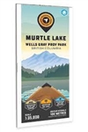 Murtle Lake in Wells Gray Provincial Park Canoe Map. This adventure map includes Highways, Logging Roads, Land & Water Features, Parks, Adventure Points of Interest, Campgrounds, Hiking Trails, Motorized Trails, Paddling Routes, Hunting & Fishing Areas, W