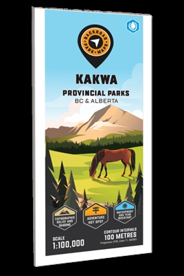 The Kakwa Provincial Parks Adventure map is a highly useful and durable resource for exploring the Kakwa Provincial Park and its surrounding areas. The map is water-resistant and offers a scale of 1:100,000, providing a detailed and accurate representatio