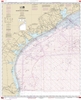 NOAA Chart 1117A. Nautical Chart of Galveston to Rio Grande - Oil and Gas Lease Areas - Gulf of Mexico. NOAA charts portray water depths, coastlines, dangers, aids to navigation, landmarks, bottom characteristics and other features, as well as regulatory,