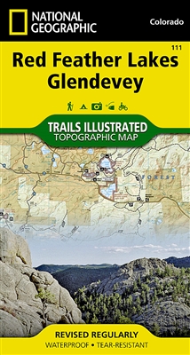 111 Red Feather Lakes Glendevey National Geographic Trails Illustrated