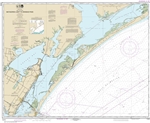 NOAA Chart 11313. Nautical Chart of Matagorda Light to Aransas Pass - Gulf Coast. NOAA charts portray water depths, coastlines, dangers, aids to navigation, landmarks, bottom characteristics and other features, as well as regulatory, tide, and other infor
