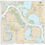 NOAA Chart 11329. Nautical Chart of Houston Ship Channel Alexander Island to Carpenters Bayou - San Jacinto and Old Rivers - Gulf Coast. NOAA charts portray water depths, coastlines, dangers, aids to navigation, landmarks, bottom characteristics and other