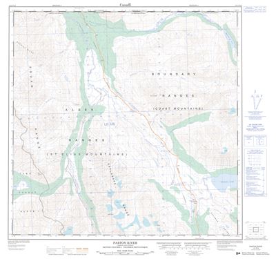114P15 - PARTON RIVER - Topographic Map