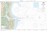 NOAA Chart 11503. Nautical Chart of St Marys Entrance Cumberland Sound and Kings Bay - East Coast. NOAA charts portray water depths, coastlines, dangers, aids to navigation, landmarks, bottom characteristics and other features, as well as regulatory, tide