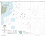 NOAA Chart 11505. Nautical Chart of Savannah River Approach - East Coast. NOAA charts portray water depths, coastlines, dangers, aids to navigation, landmarks, bottom characteristics and other features, as well as regulatory, tide, and other information