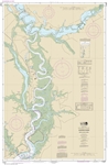 NOAA Chart 11527. Nautical Chart of Cooper River Above Goose Creek - East Coast USA. NOAA charts portray water depths, coastlines, dangers, aids to navigation, landmarks, bottom characteristics and other features, as well as regulatory, tide, and other in