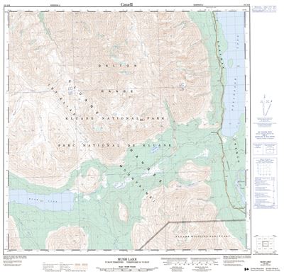 115A06 - MUSH LAKE - Topographic Map