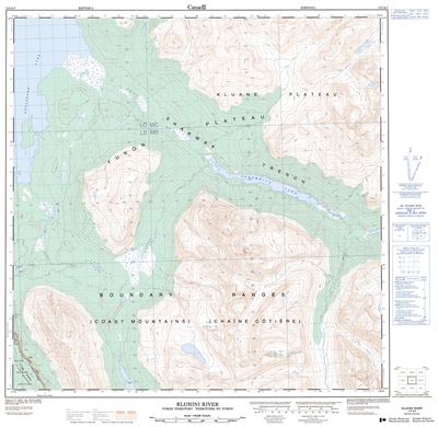 115A07 - KLUHINI RIVER - Topographic Map