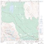 115A13 - KLOO LAKE - Topographic Map