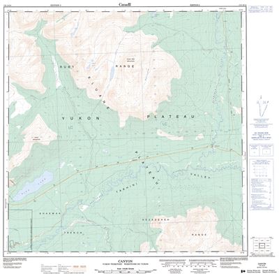 115A14 - CANYON - Topographic Map