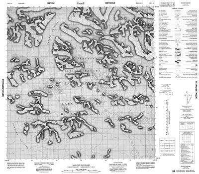 115B13 - MOUNT BADHAM - Topographic Map