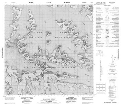 115C09 - MCARTHUR PEAK - Topographic Map