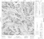 115F01 - MOUNT STEELE - Topographic Map