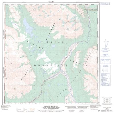 115F15 - CANYON MOUNTAIN - Topographic Map