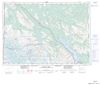 115G - KLUANE LAKE - Topographic Map