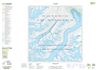 115G04 - DONJEK GLACIER - Topographic Map