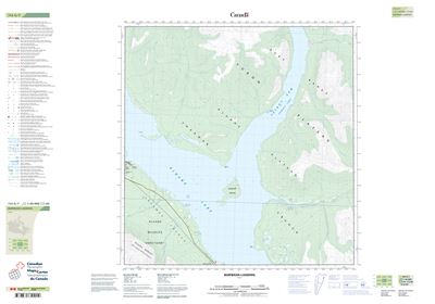 115G07 - BURWASH LANDING - Topographic Map