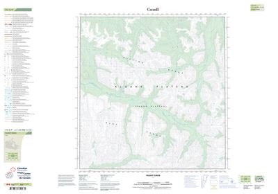 115G09 - TALBOT CREEK - Topographic Map