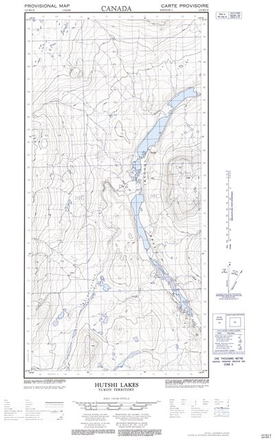 115H02E - HUTSHI LAKES - Topographic Map