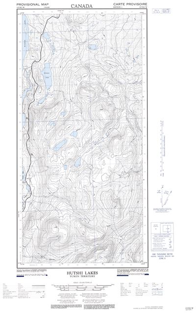 115H02W - HUTSHI LAKES - Topographic Map