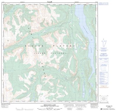 115H05 - SEKULMUN LAKE - Topographic Map
