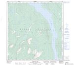 115H06 - AISHIHIK LAKE - Topographic Map