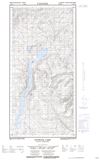 115H07E - HOPKINS LAKE - Topographic Map