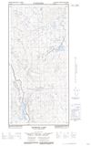 115H07W - HOPKINS LAKE - Topographic Map