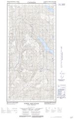 115H08W - MOUNT VOWLES - Topographic Map