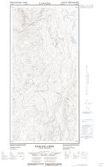 115H09E - KIRKLAND CREEK - Topographic Map