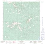 115I03 - MOUNT NANSEN - Topographic Map