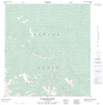 115I06 - STODDART CREEK - Topographic Map