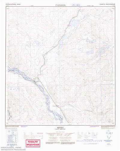 115I10 - MINTO - Topographic Map
