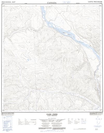 115I11 - DARK CREEK - Topographic Map