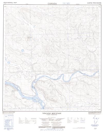 115I14 - VOLCANO MOUNTAIN - Topographic Map