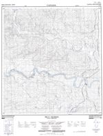 115I15 - PELLY CROSSING - Topographic Map