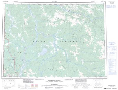 115J - STEVENSON RIDGE - Topographic Map