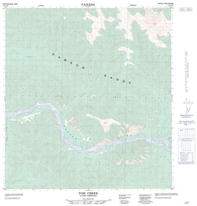 115J12 - TOM CREEK - Topographic Map