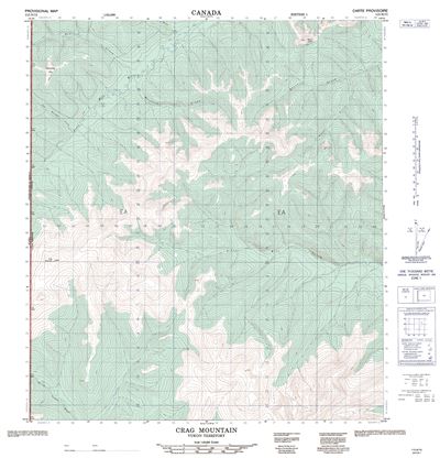 115N15 - CRAG MOUNTAIN - Topographic Map