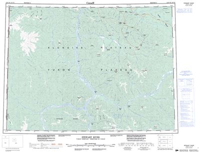 115O - STEWART RIVER - Topographic Map